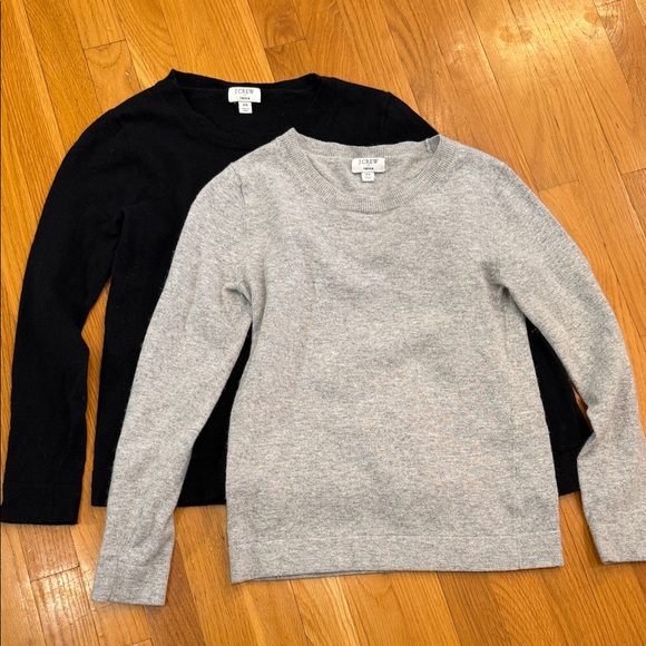 J. Crew Sweaters - J. Crew Black and Gray Teddie Sweaters